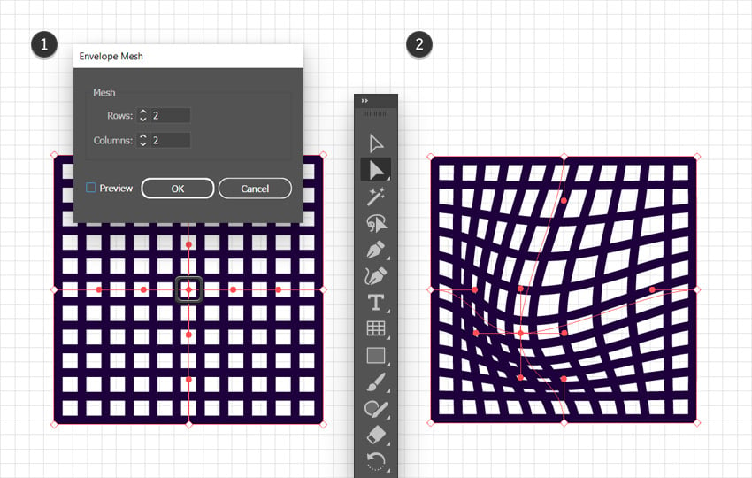 y2k element distorted mesh