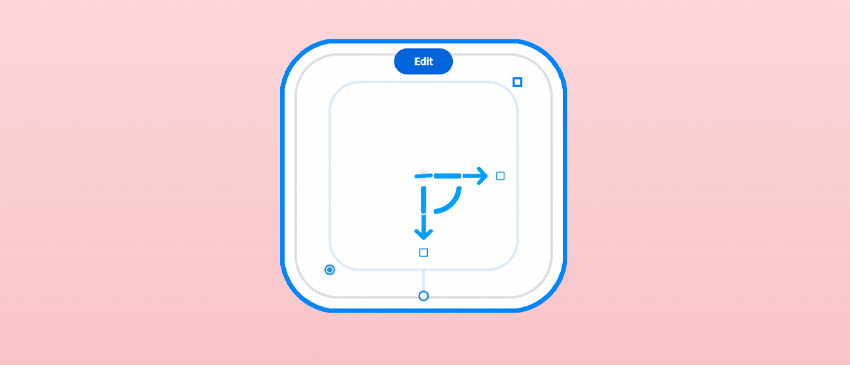 create a new white 3D shape for the calendar icon