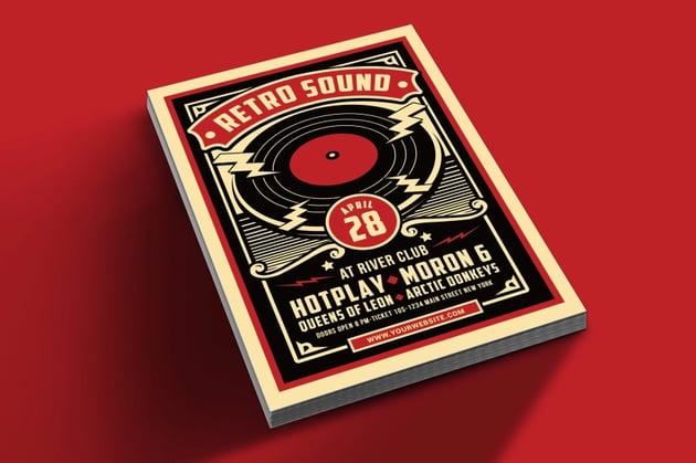 Retro Sound Flyer