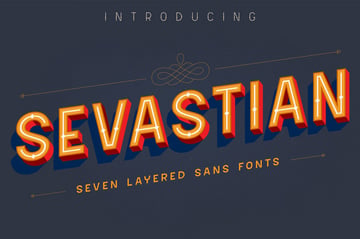 sevastian perspective font