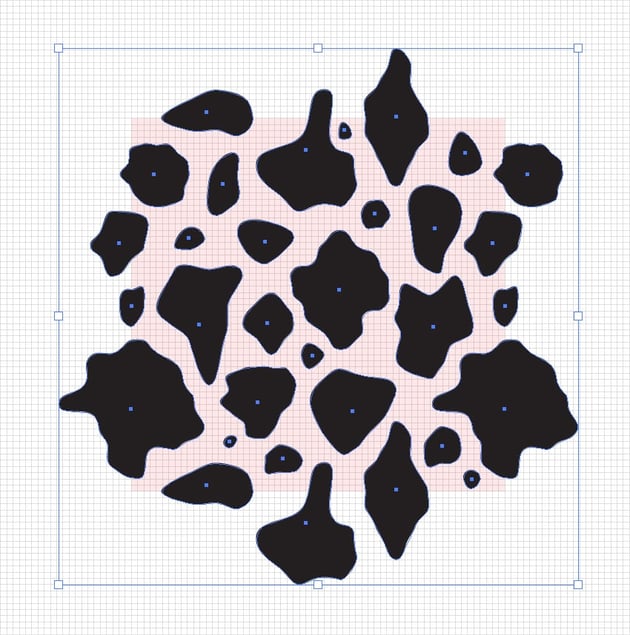 cow pattern black