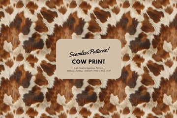 seamless cow pattern