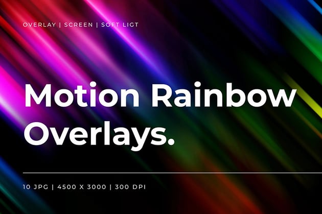 motion rainbow overlay