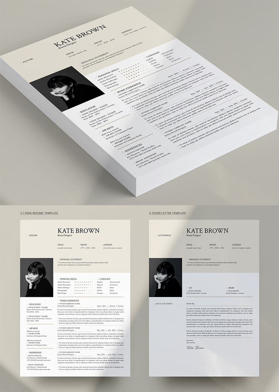 Simple Creative Resume Template