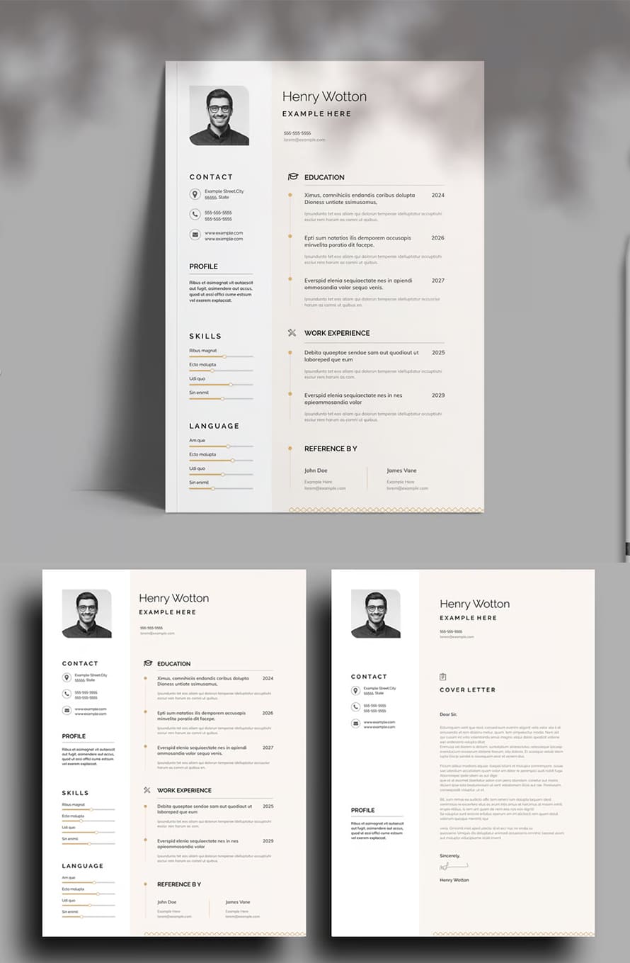 Resume and Cover Template