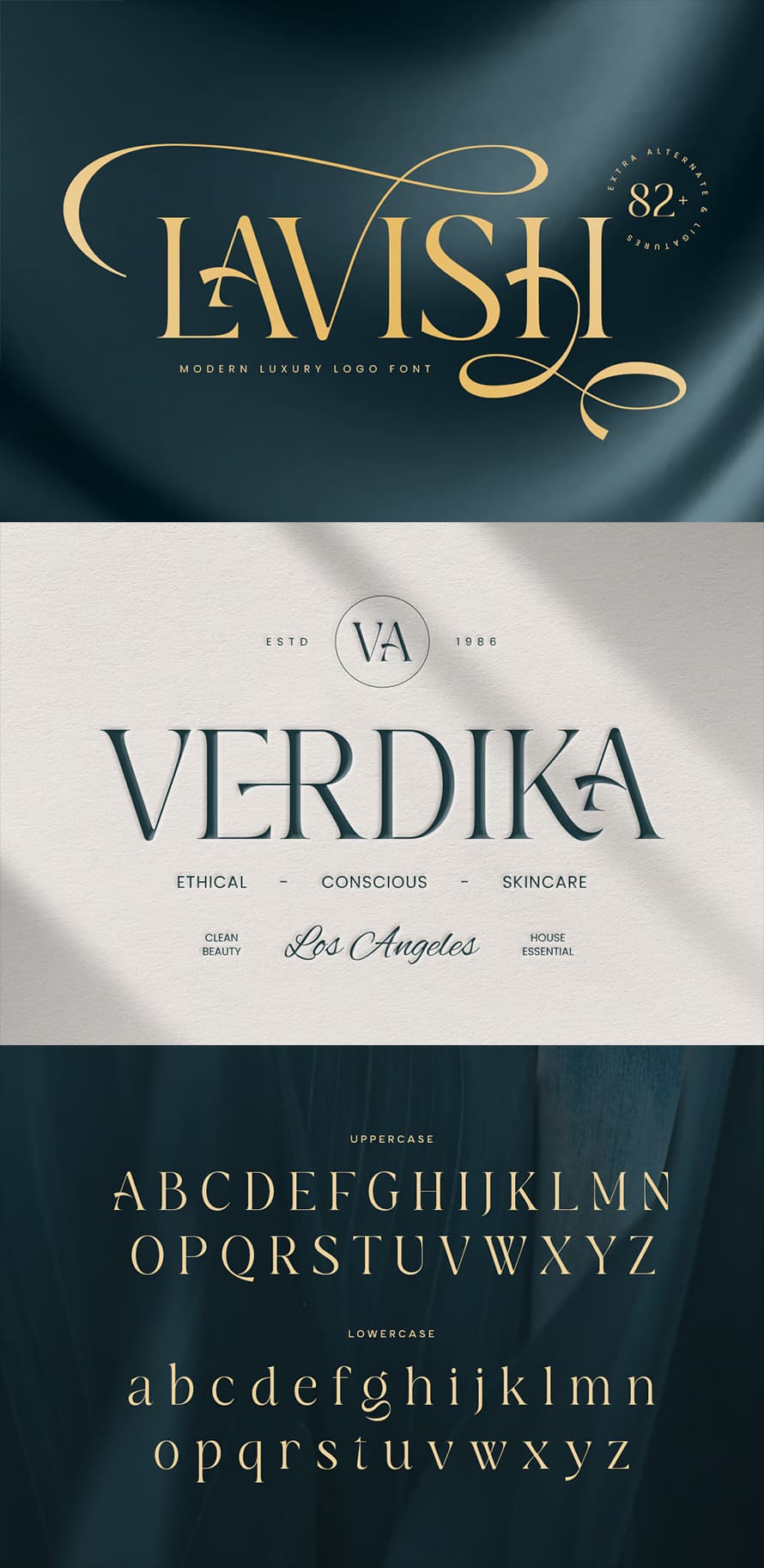 Lavish Modern Luxury Logo Font