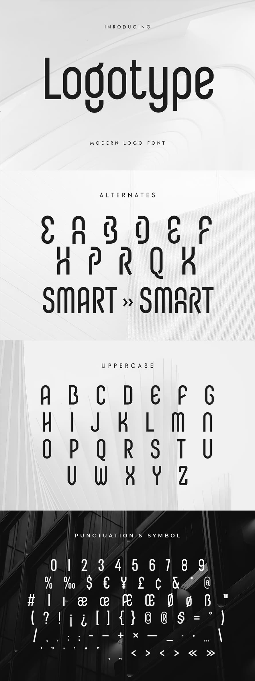 Logotype Modern Logo Font