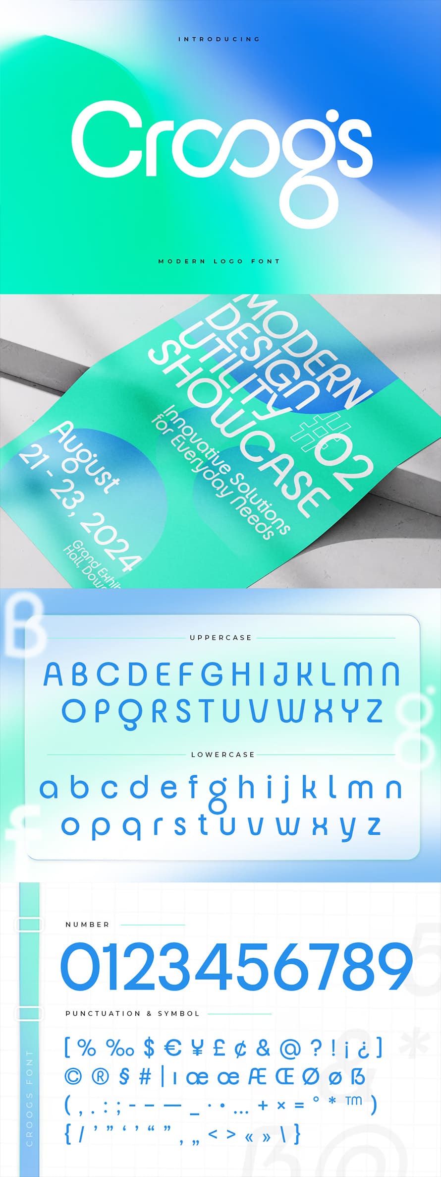 Croogs Modern Logo Font