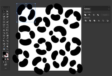 Use the Pathfinder panel to unite shape modes into single shape