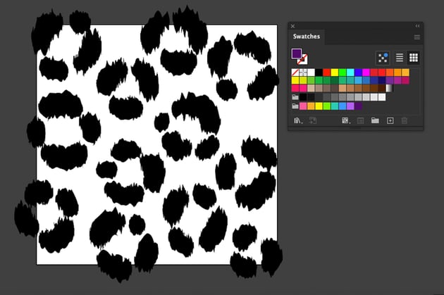 upload neon color palette to swatches panel