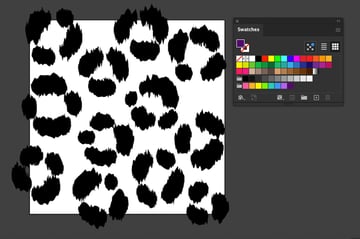 upload neon color palette to swatches panel