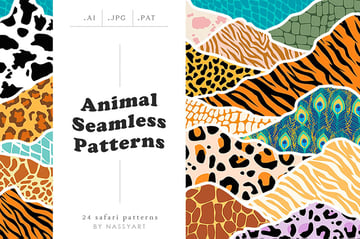 animal skin seamles patternsfrom envato