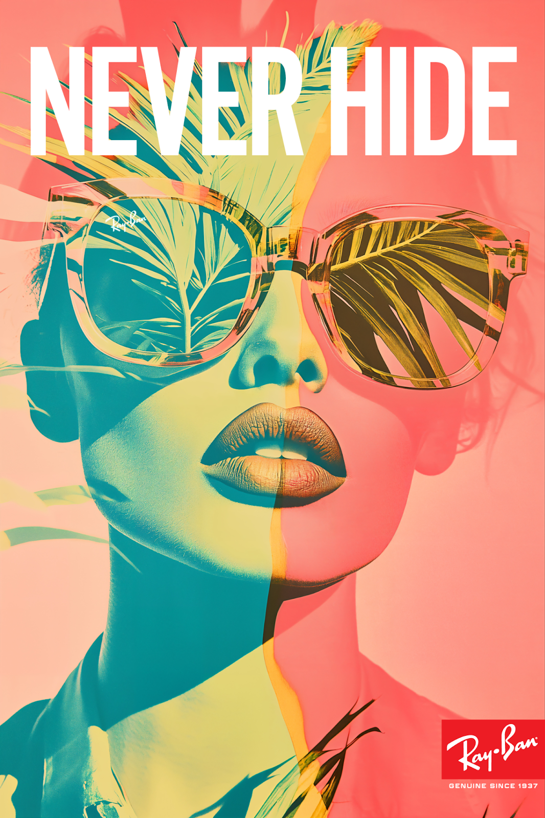 Image from the Ray-Ban’s Bold Reimagination of Poster Design article on Abduzeedo