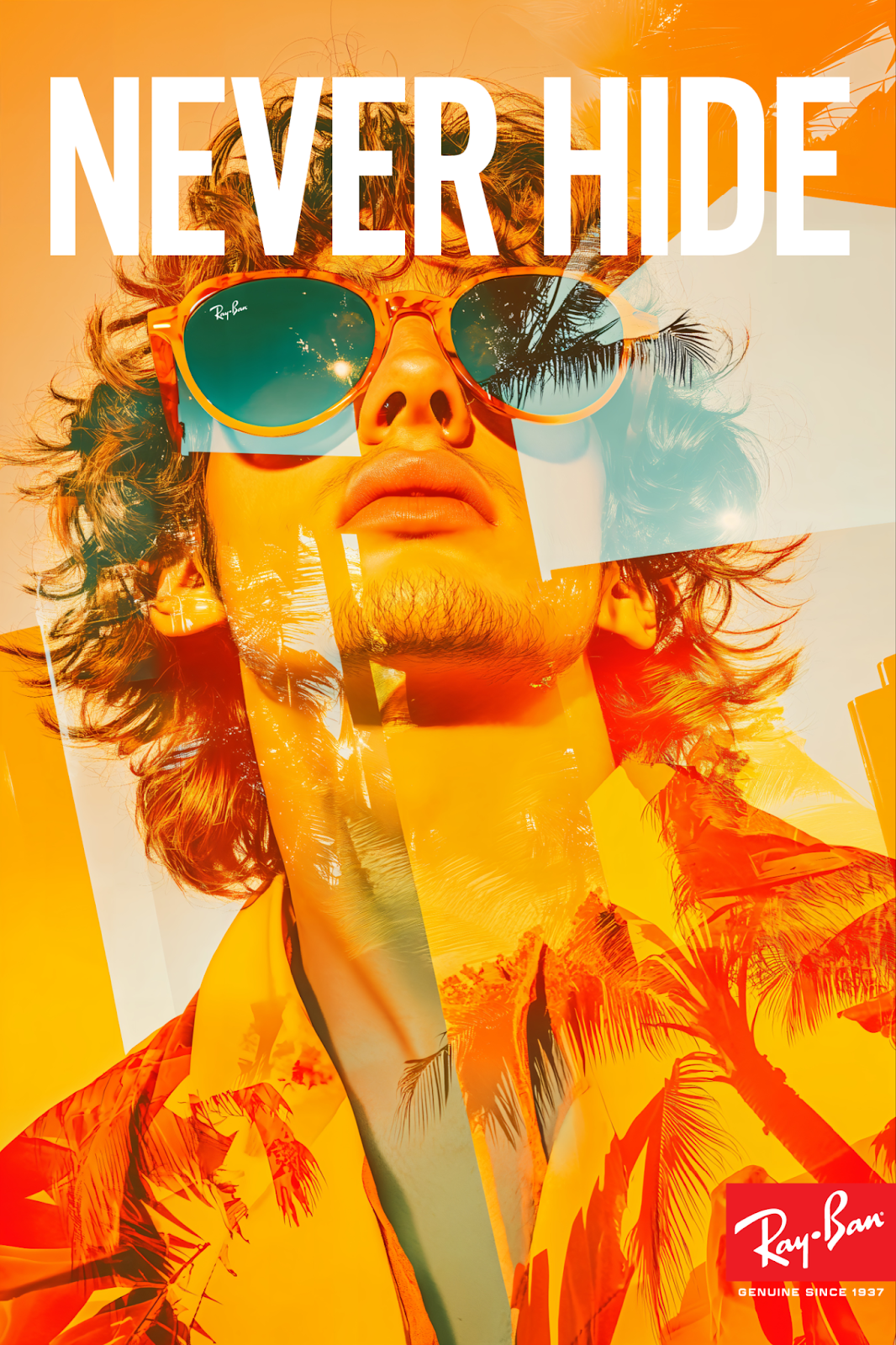 Image from the Ray-Ban’s Bold Reimagination of Poster Design article on Abduzeedo