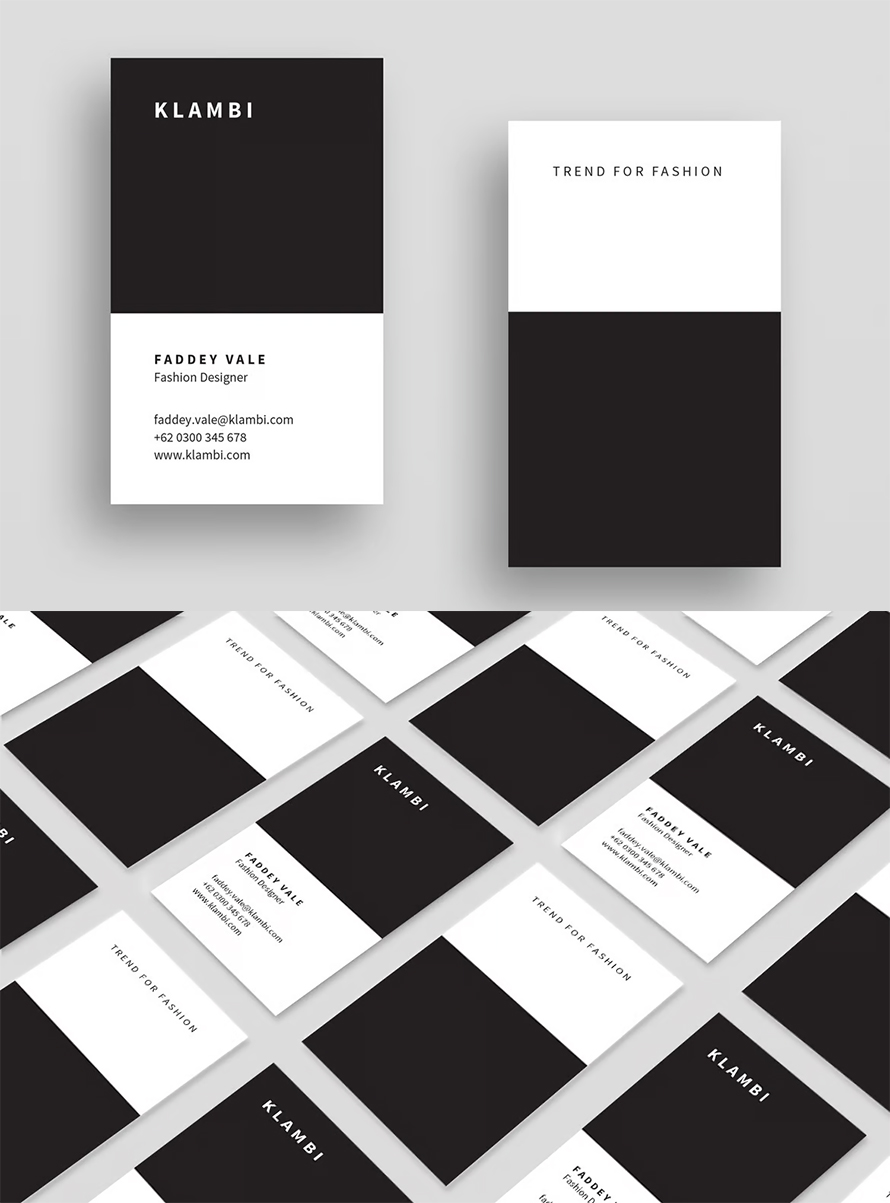 Business Card Vertical