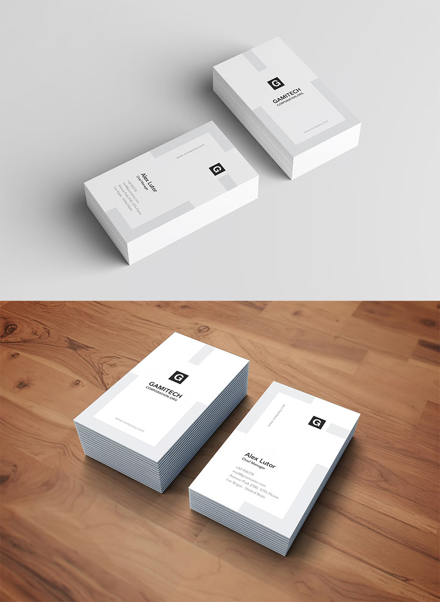 Clean Business Card