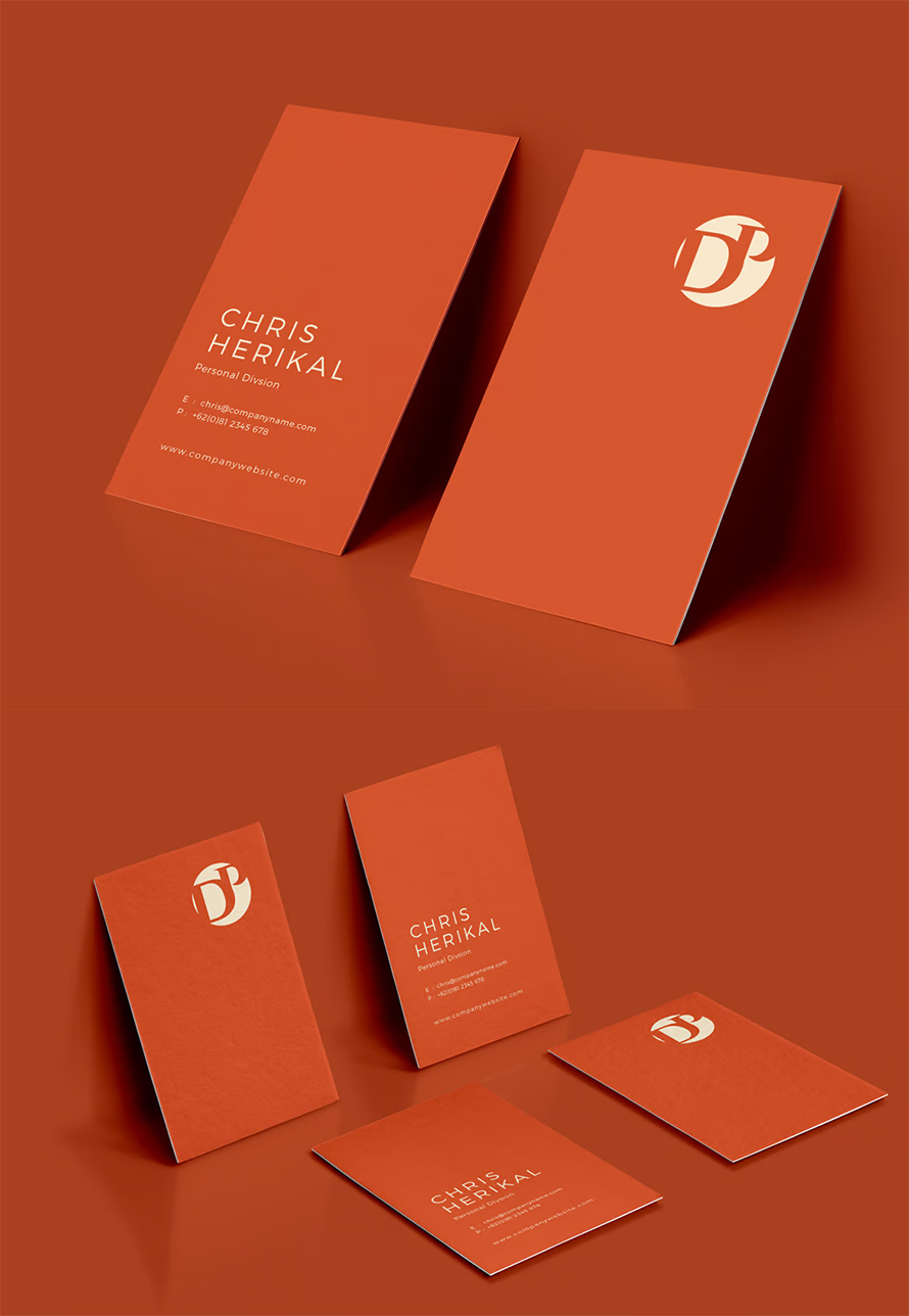 Red Business Card