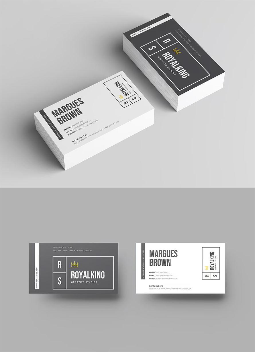 Black Business Card