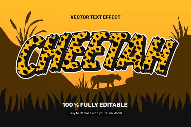 cheetah text effect