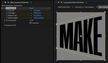 Add values to layers in After Effects 