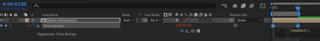 loopOut in After Effects 