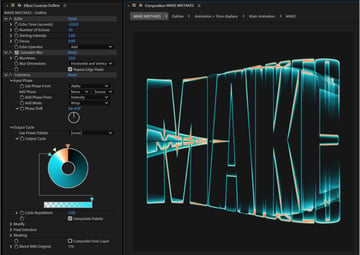 Effects to the Outline layer 