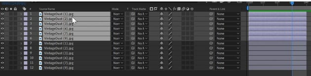 Duplicate layers in After Effects 