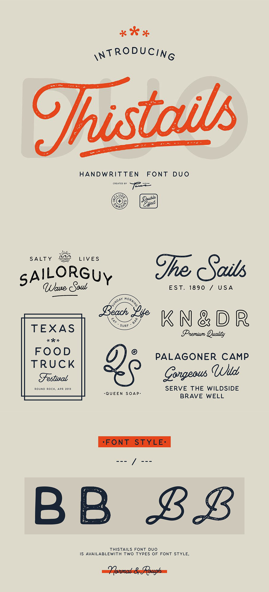 Thistails Font Duo