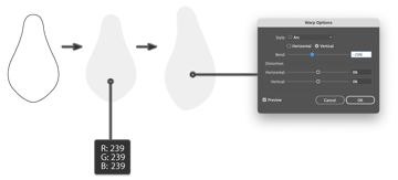 how to create the snowdrop second petal