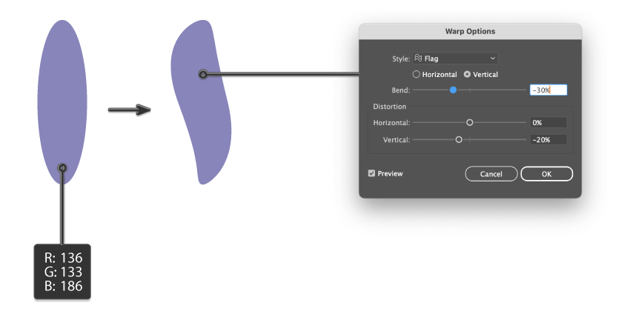 how to create the crocus second petal