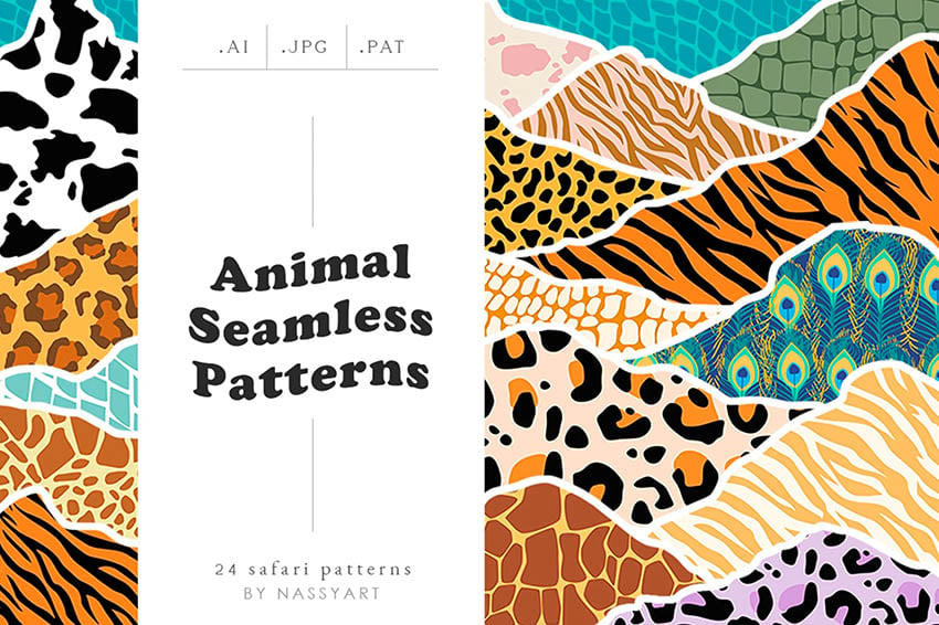 animal skin seamles patternsfrom envato