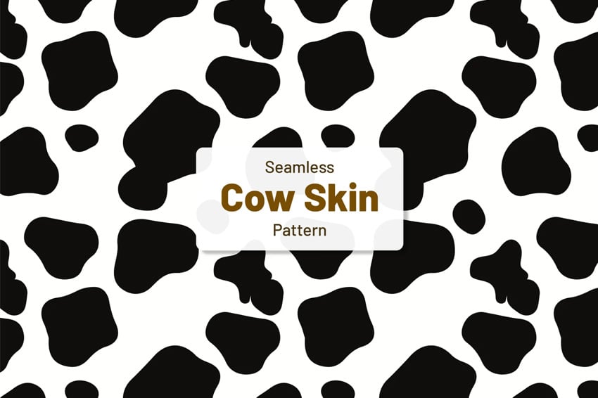 cow skin seamless pattern