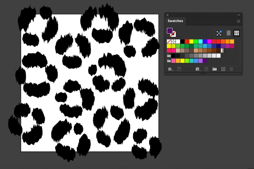 upload neon color palette to swatches panel