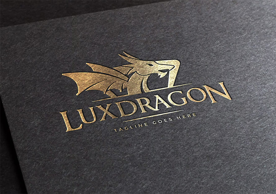 Luxury Dragon Logo Template