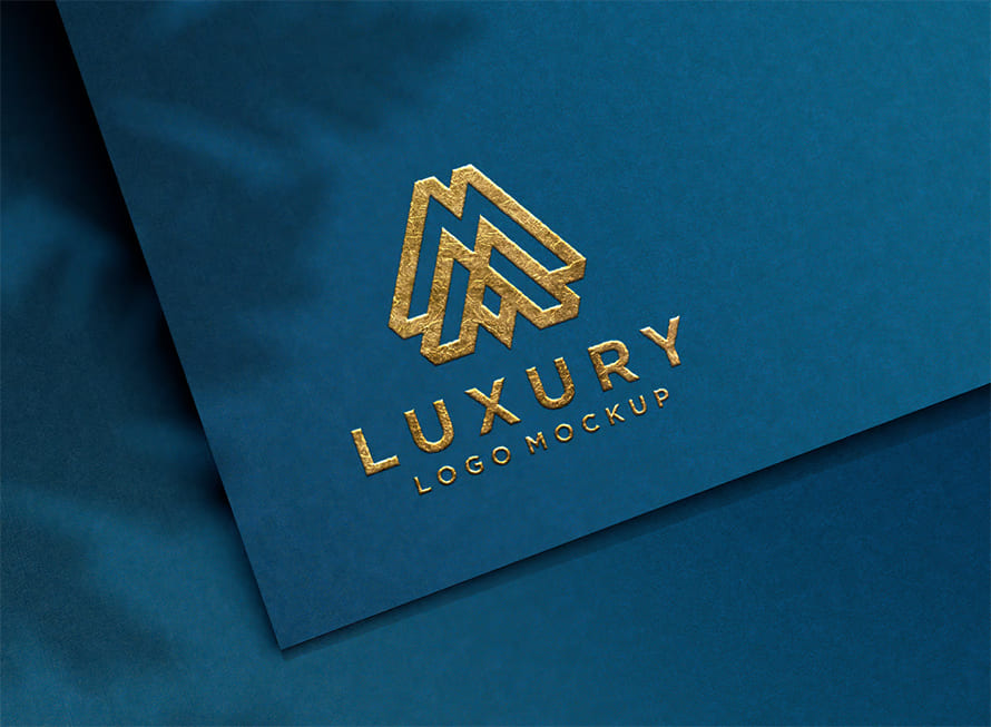 Perfect Luxury Paper Logo Mockup