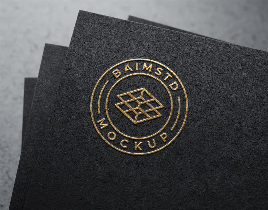 Awesome Luxury Paper Logo Mockup