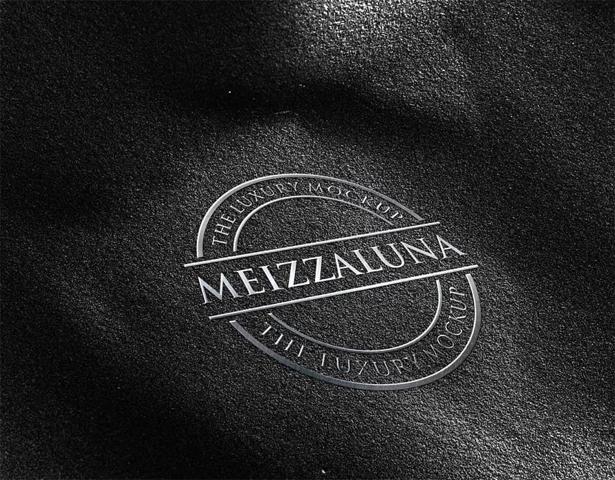 Silver Luxury Logo Mockup