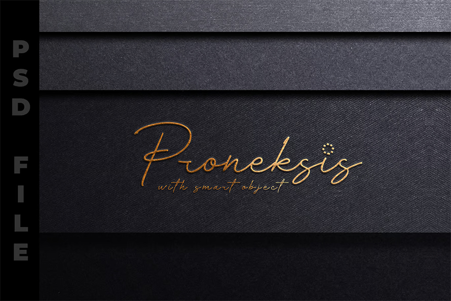 Luxury Mockup Embossed