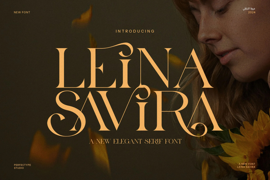 Leina Savira Stylish Serif Font