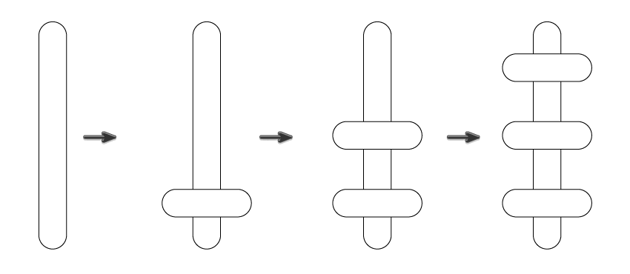 how to create the football stitching laces