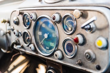 dashboard of a car