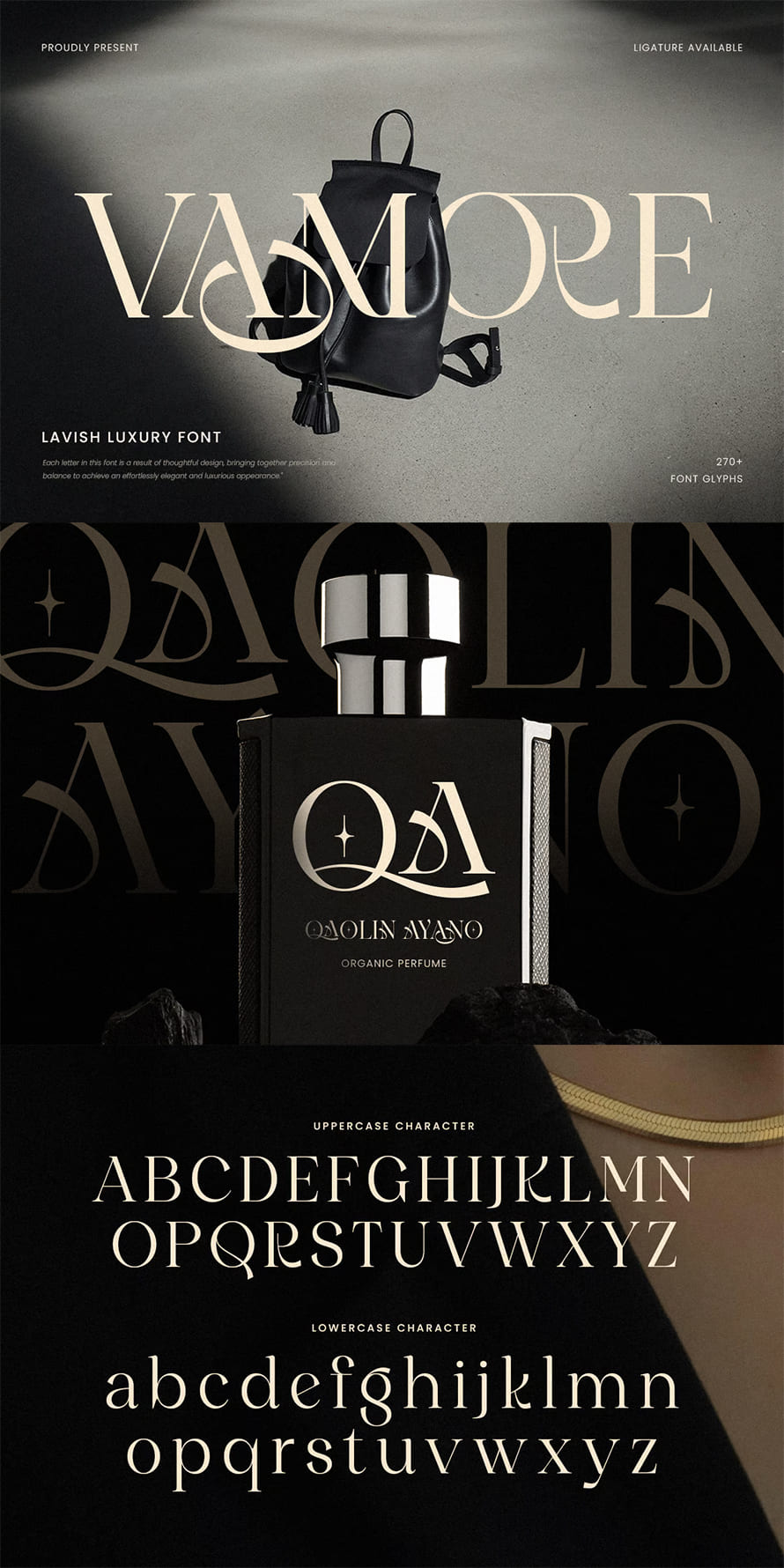 Vamore Lavish Luxury Font