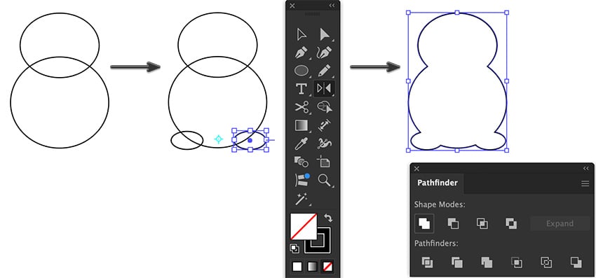 use ellipses to draw Jiji body