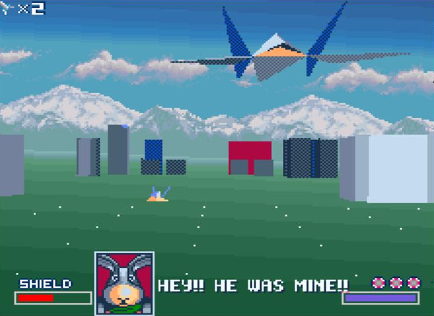 Star Fox screenshot on the SNES