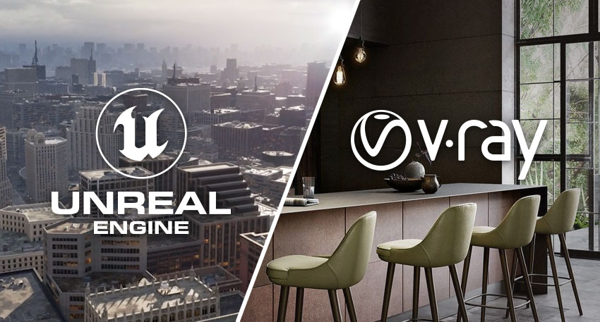 v-ray vs unreal engine