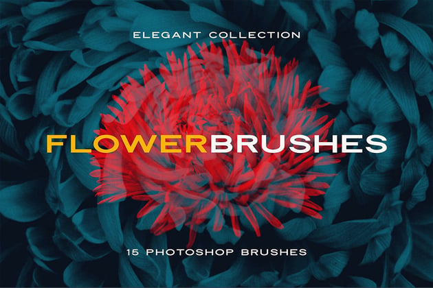 Photoshop flower alphabet letters effect.