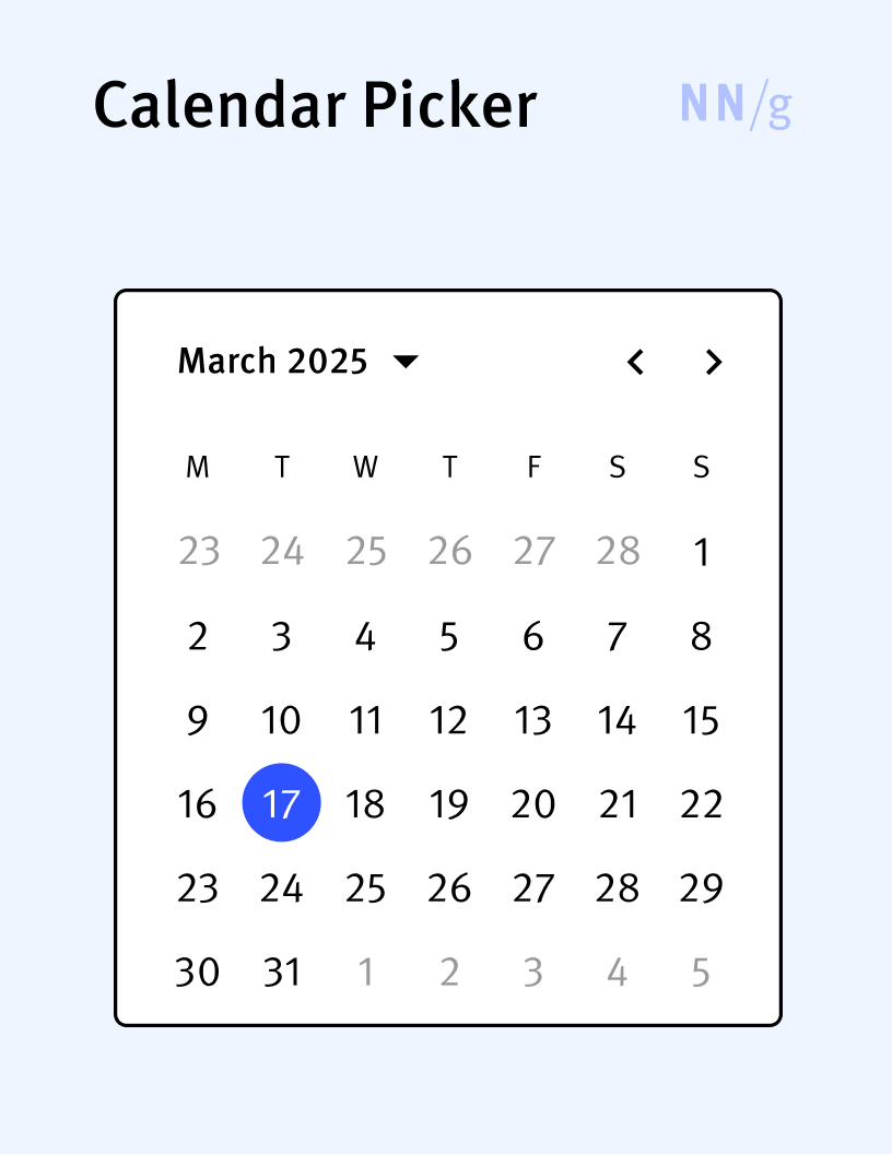 Calendar Picker