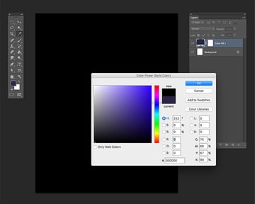 Create a new Fill with a black color