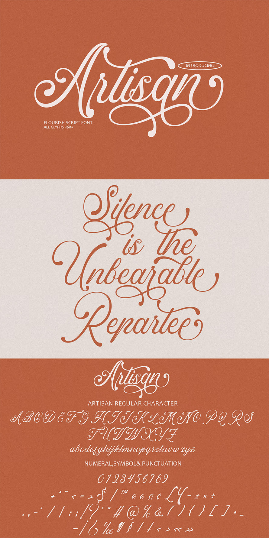 Artisan Flourish Script Font