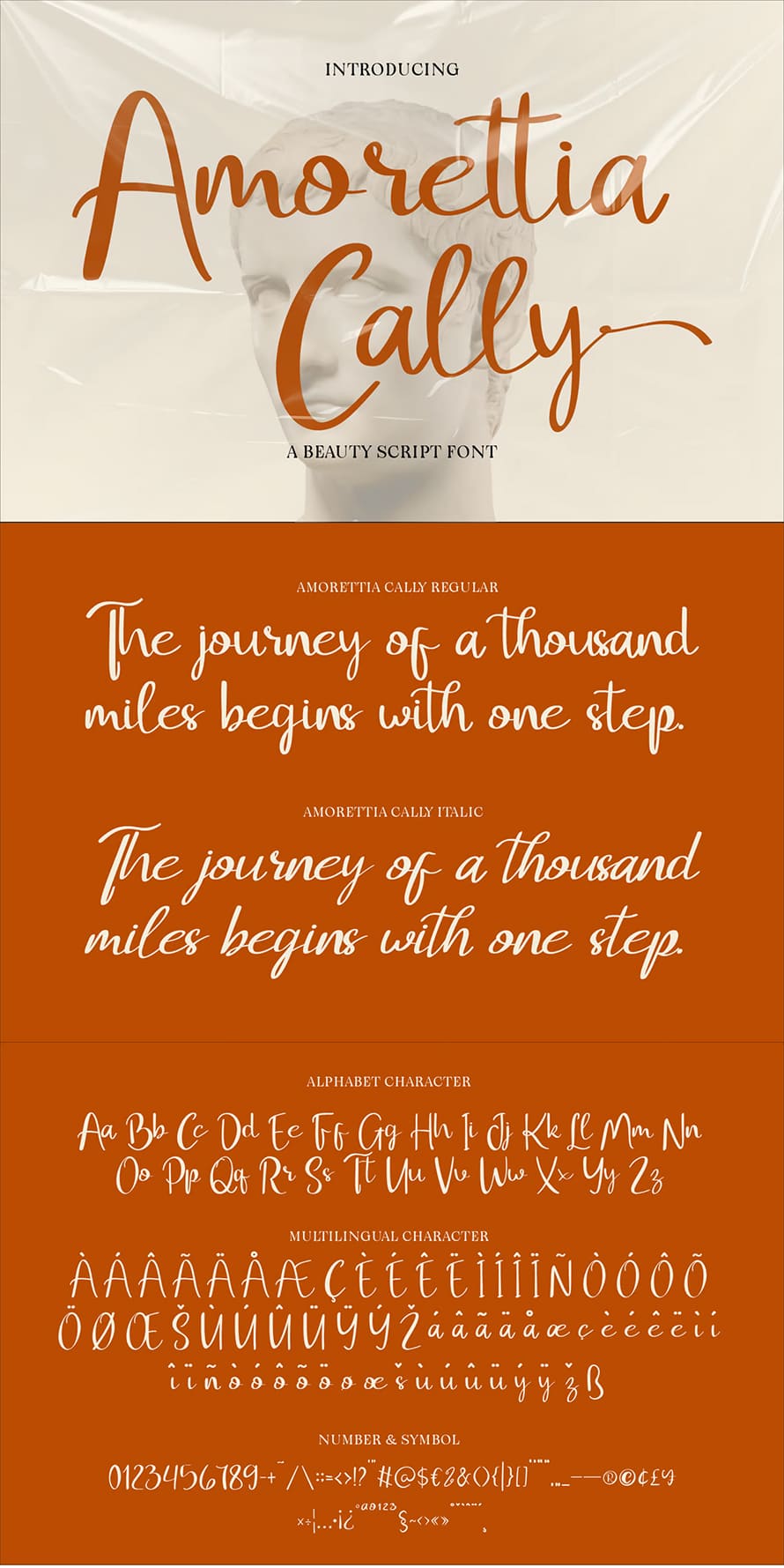 Amorettia Cally Beautiful Script Font